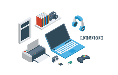 立體電子辦公產(chǎn)品矢量素材 數(shù)字化時(shí)代的設(shè)計(jì)基石